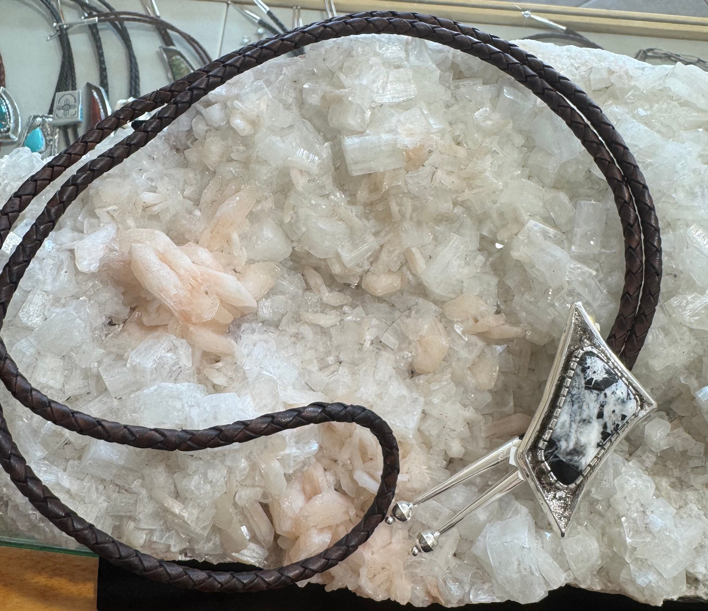 White Buffalo Bolo Tie