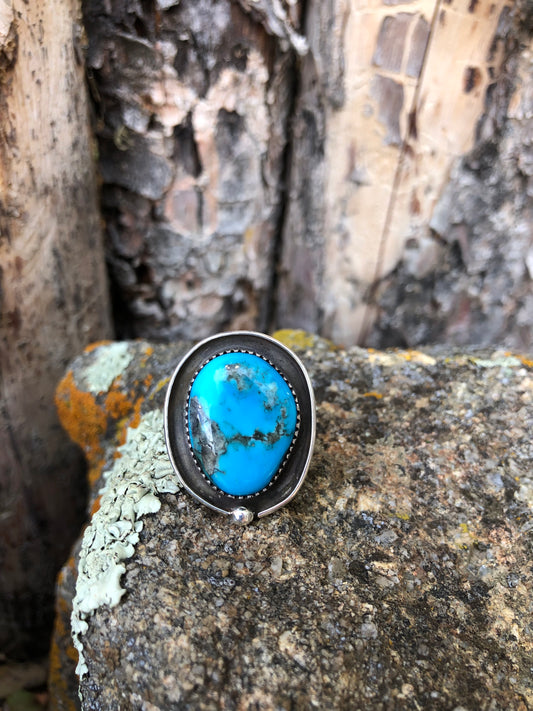 Kingman turquoise ring. Size 7