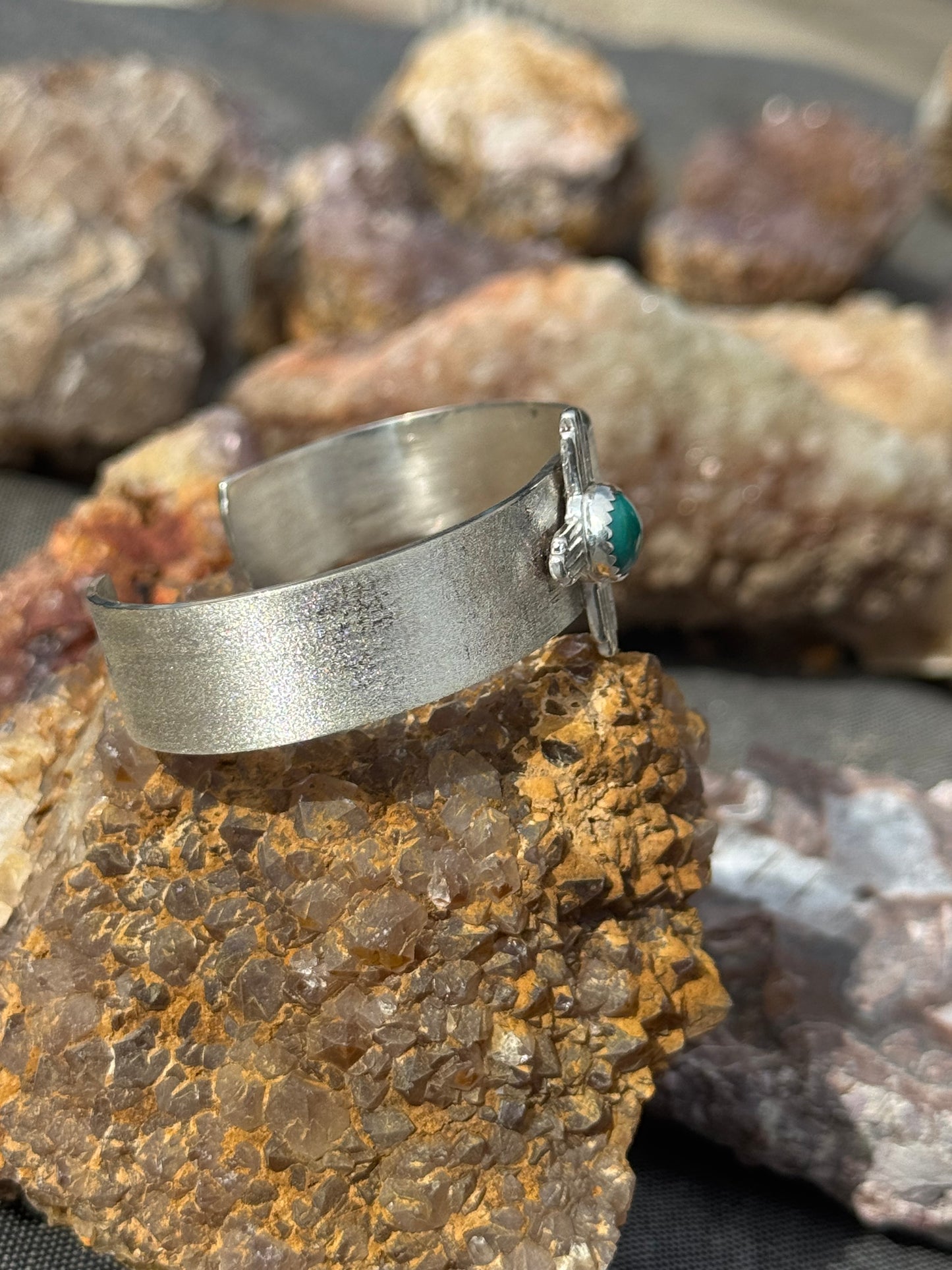 Turquoise Zia Symbol Bracelet