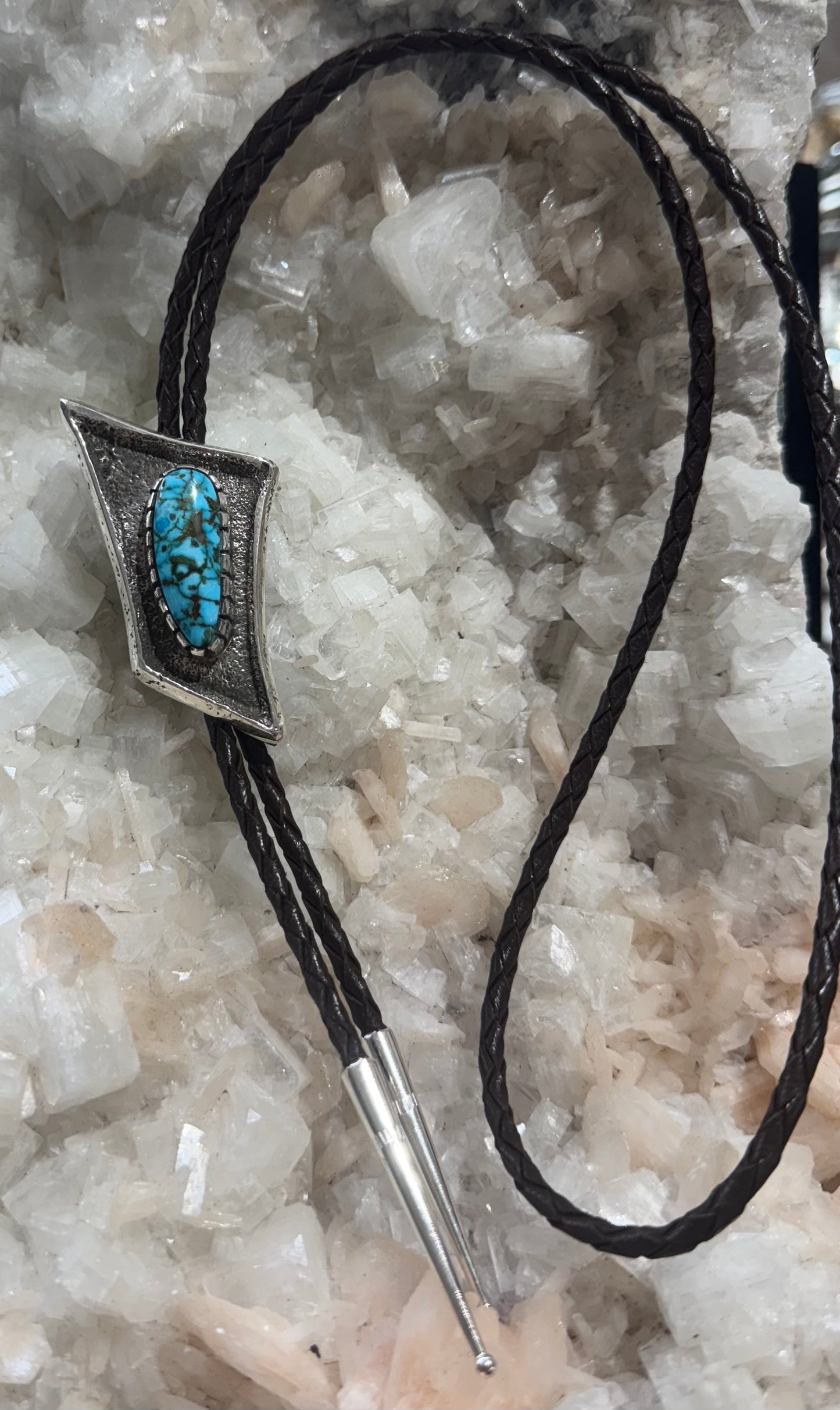 Kingman Red Web Turquoise