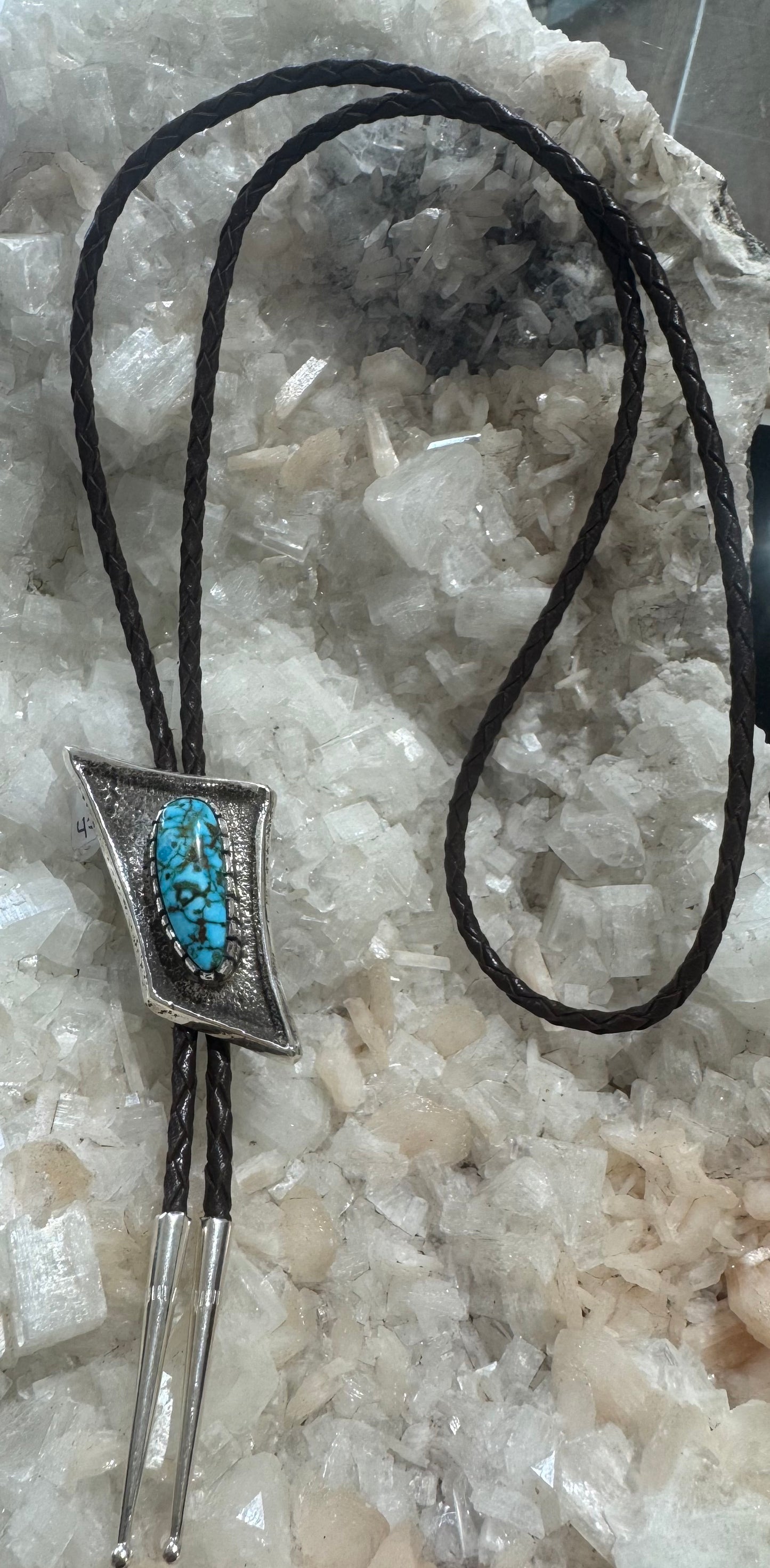 Kingman Red Web Turquoise