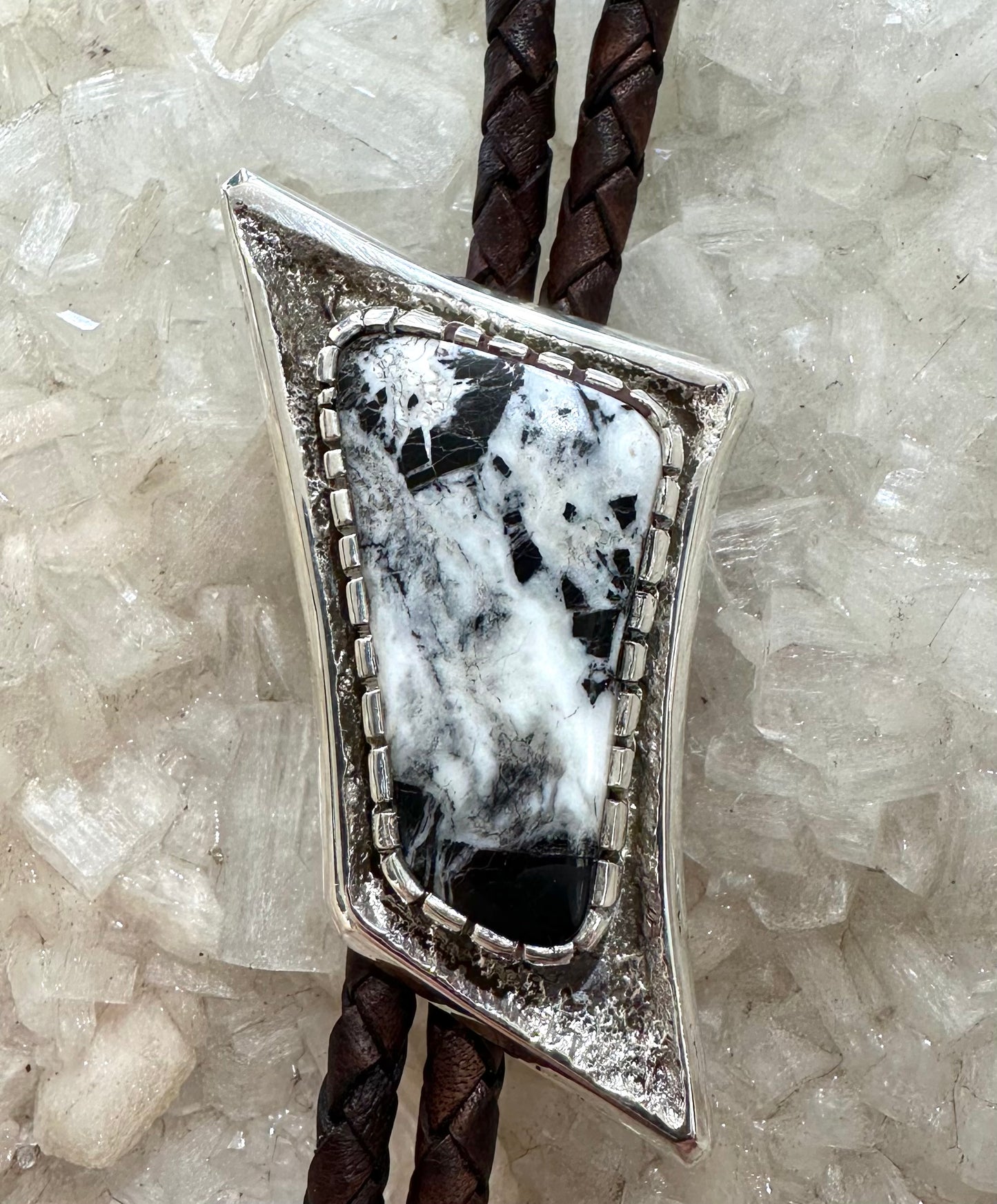 White Buffalo Bolo Tie