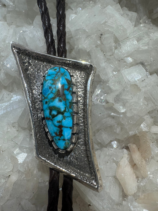 Kingman Red Web Turquoise