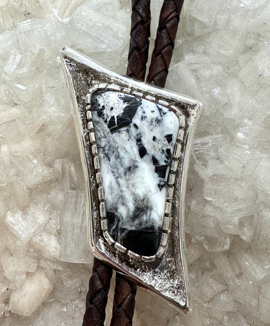 White Buffalo Bolo Tie