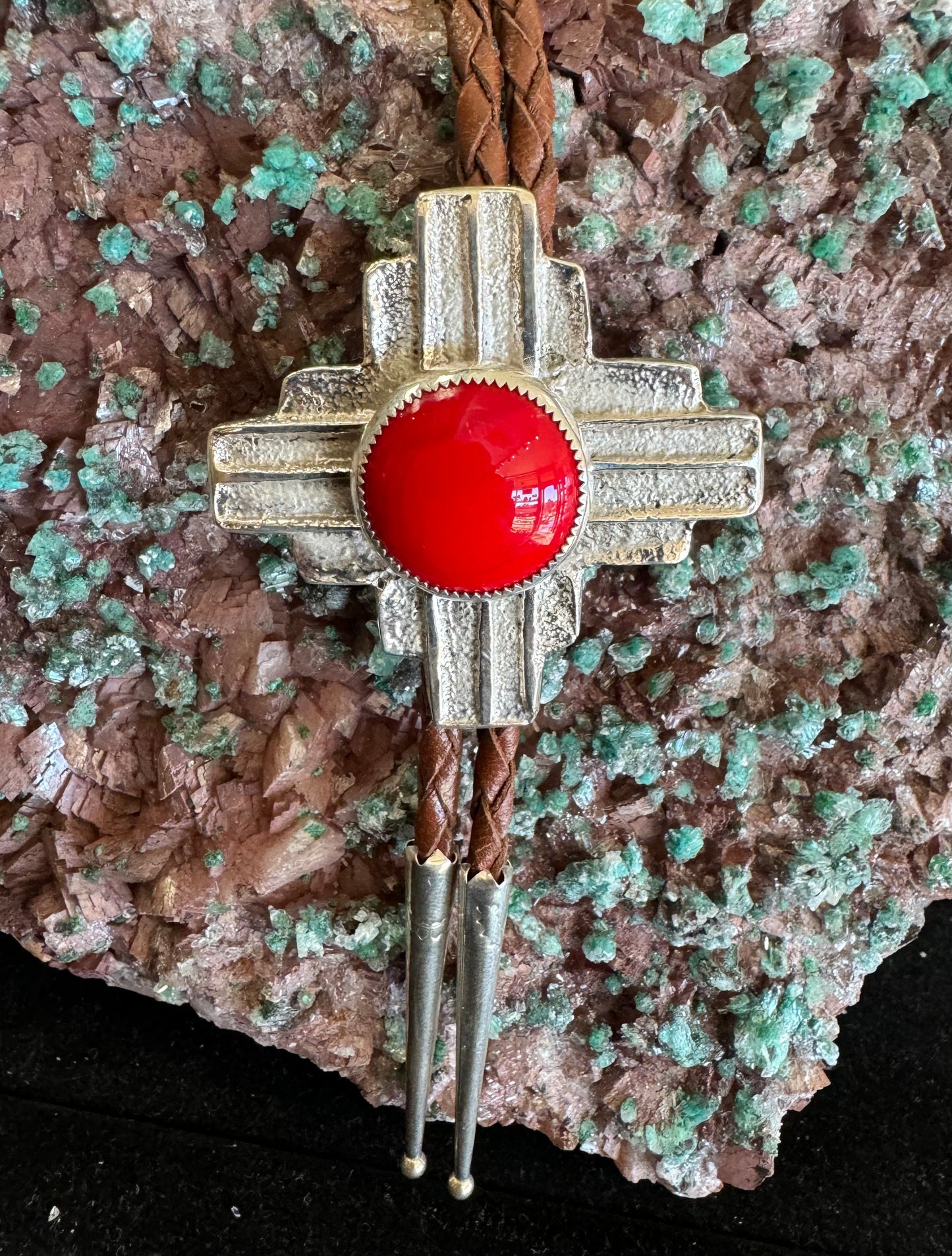 Tufa cast Zia Bolo Tie