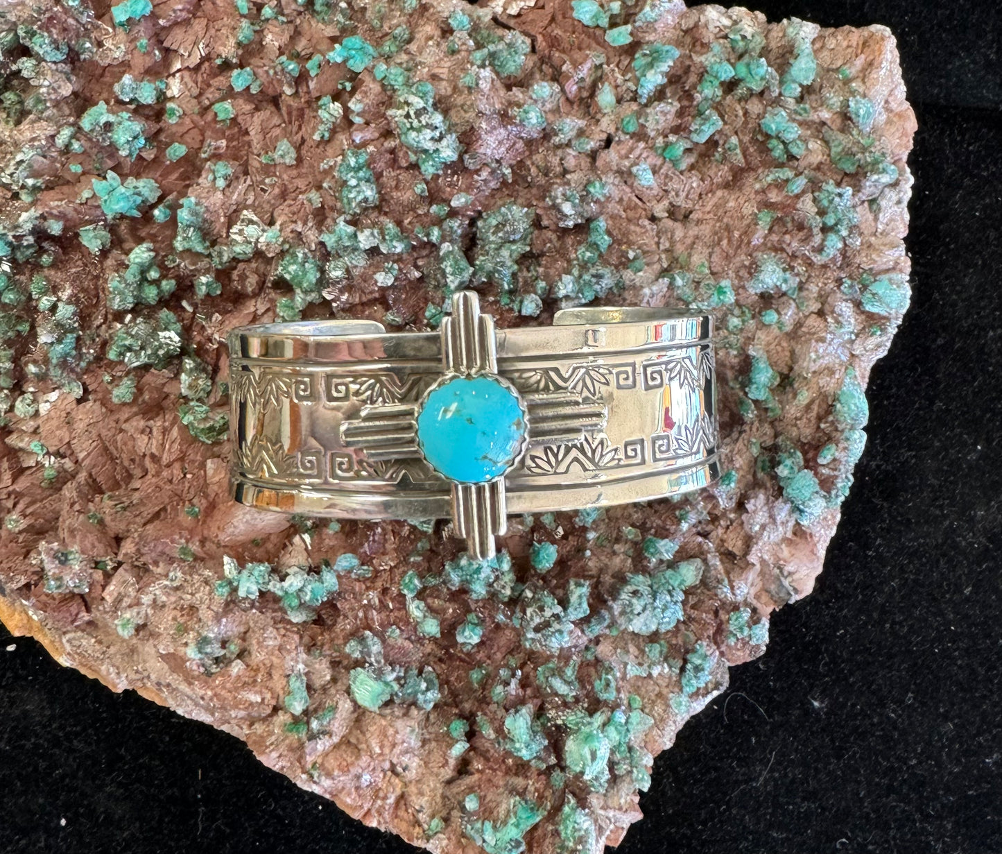 Zia Bracelet with Turquoise