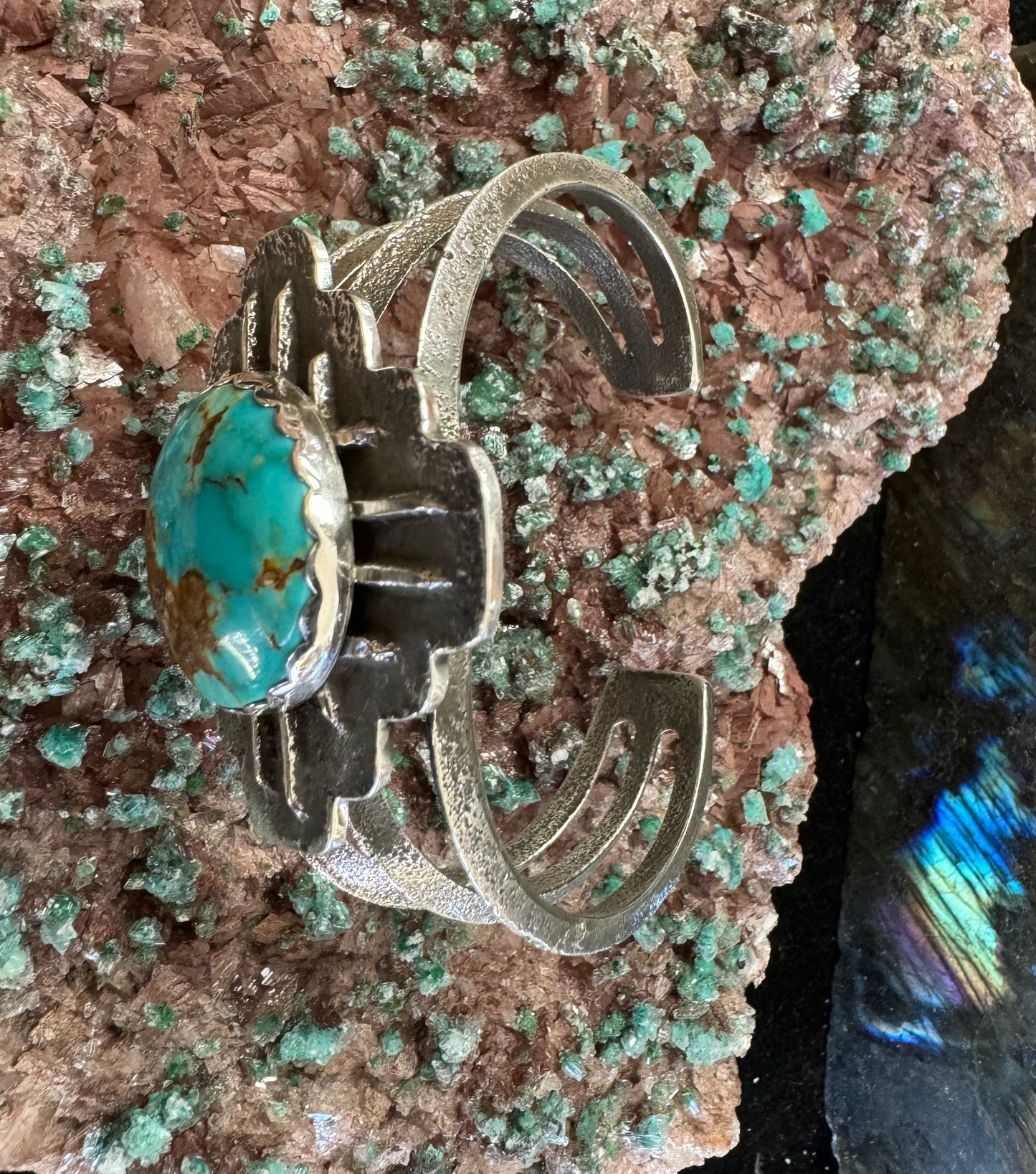 Tufa cast Zia with Turquoise