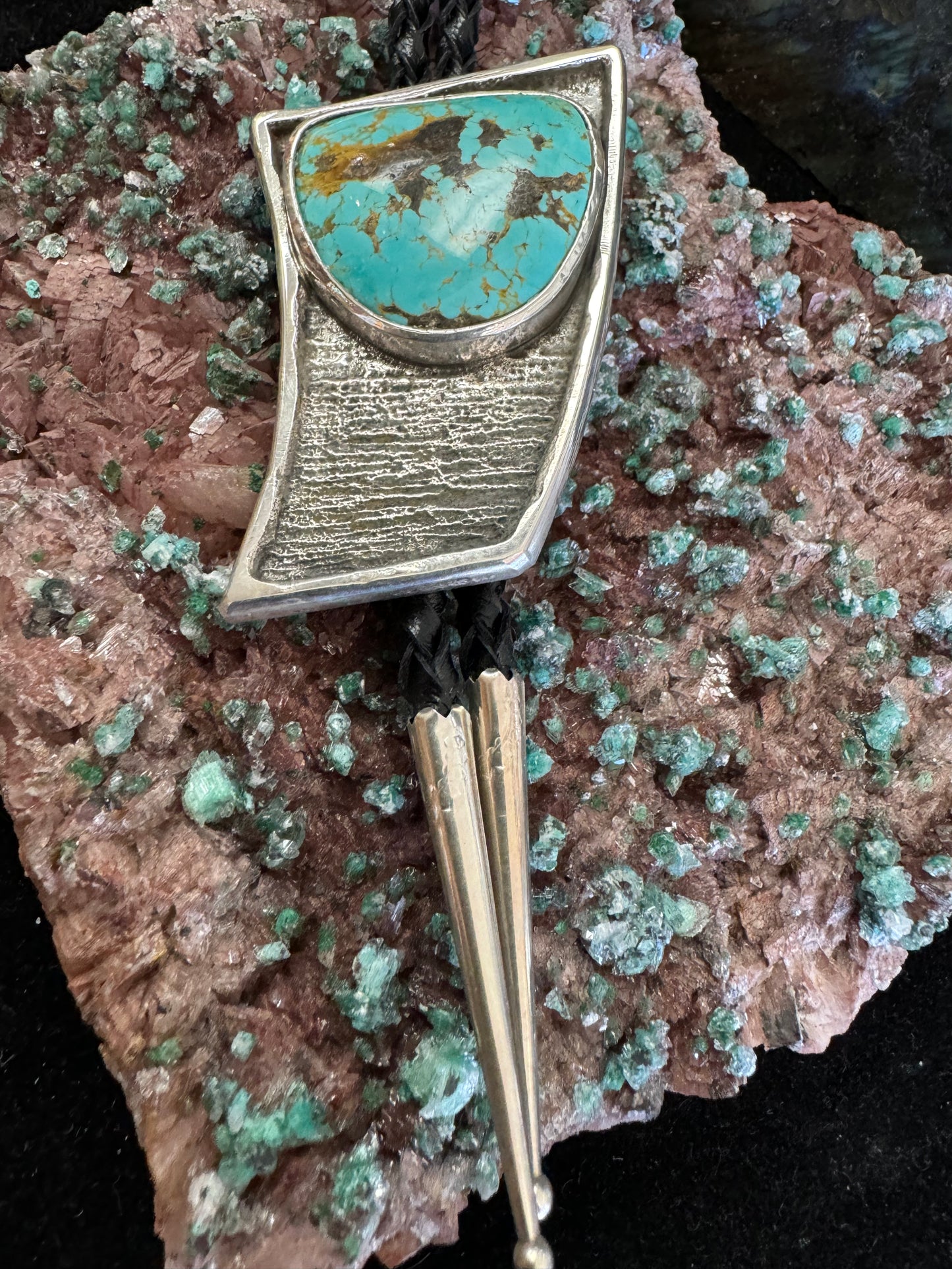 Turquoise bolo Tie